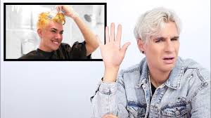 Hairdresser Reacts To James Charles Bleaching His Hair Youtube James Charles Hairdresser Hair Videos
