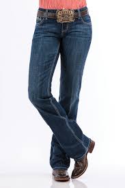 Womens Ada Relaxed Fit Dark Stonewash