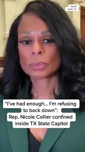 “I’ve had enough, just like the American people have had enough of the  Trump takeover.” Texas state