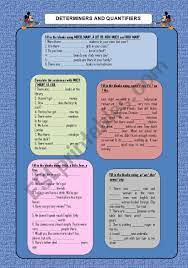 He is a good boy. Determiners And Quantifiers Esl Worksheet By Aloga
