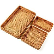 We did not find results for: Set Of 3 Handmade Rattan Rectangle Serving Tray Wicker Serving Organizer Tabletop Fruit Platter Storage Baskets Aliexpress