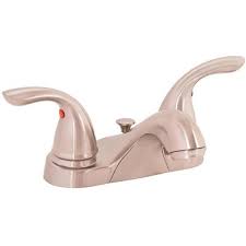 Maybe you would like to learn more about one of these? Premier Part 67346w 7104 Premier Westlake 4 In Centerset 2 Handle Bathroom Faucet With Brass Pop Up In Pvd Brushed Nickel Centerset Faucets Home Depot Pro