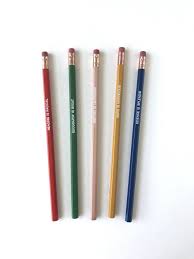 Favorite Subject Pencils Pencil Box Supply Pencil Boxes Pencil Highlighter Set