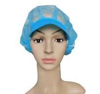 Disposable Peaked Cap 21'' Snood Cap Mesh Peaked Bouffant Cap Head Cap Nonwoven Peaked Snood Worker Hairnet for Restaurant