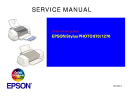 Pilote d'installation imprimante pour windows vista, windows 7, windows 10 64 bits and mac. Epson Stylus Photo 1270 Service Manual Pdf Download Manualslib