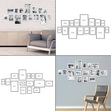 Modernes 15er Bilderrahmen Set Schlafsaal Flurideen Modernes 15er Bilderrahmen Set Bilderrahmen Frame Wall Collage Dorm Room Decor Diy Photo Wall Decor