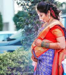 Image May Contain 1 Person Indian Maternity Photos Baby Shower Photography Indian Maternity
