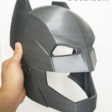 3d Printed Batman Bvs Helmet By Do3d Batman Batman Cowl 3d Printable Models