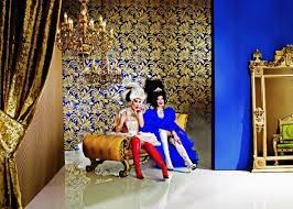 harald gloockler exklusive gloockler tapeten kollektion gloockler by marburg deutschland premiere im ballsaal des tapeten marburg tapeten gloockler tapete