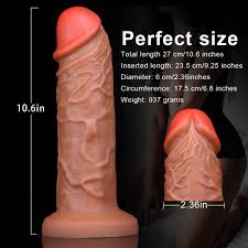 10 Inch Magic Pillar Extra Girthy Ultra Soft Suction Cup Dildo