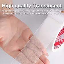 Cinta de doble cara blanca de alta viscosidad resistente a la temperatura,  cinta adhesiva de doble cara de fusión en caliente para tarjetas pequeñas,  vida, oficina, bricolaje - AliExpress