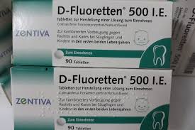 Vitamin D Fluoretten 500 Ie Cho Trẻ Sơ Va Trẻ Nhỏ Của đức