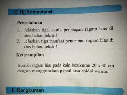 Penerapan ragam hias flora, fauna, dan geometris pada bahan tekstil banyak dijumpai di berbagai daerah di indonesia. Jelaskan Tiga Teknik Penerapan Ragam Hias Pada Bahan Kayu Sekilas Bahan