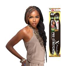 Synthetic braided lace front wig 2x glueless long braided lace wig with baby hair. Amazon Com Multi Pack Deals Sensationnel Synthetic Hair Braids Xpression 2x Pre Stretched Braid 48 3 Pack 1b Beauty