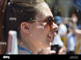 Smiling police woman hi-res stock photography and images