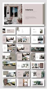 Creative Interiors Design Presentation Template Original And High Quality Powerpoint Templates Interior Design Presentation Architecture Portfolio Layout Portfolio Design Layout