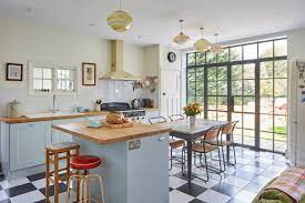 An island with enough space for four to six stools eliminates the need for a table and chairs. Small Kitchen Island Ideas For Every Space And Budget Houzz Uk