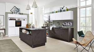 interliving kuche serie 3011 mit siemens einbaugeraten zement anthrazit