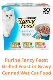 Purina Fancy Feast Grilled Feast In Gravy Canned Wet Cat Food In 2020 Cat Food Wet Cat Food Food Animals
