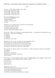 Formatul pdf contine 12 pagini. 78312714 60855085 Teste Grila La Limba Romana Pentru Academia De Poli