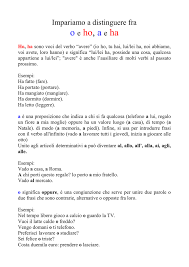Puoi condividerle gratis su facebook e whatsapp. Ha E Voce Del Verbo Avere E Significa Lui Lei Ha Possiede A Lui Lei
