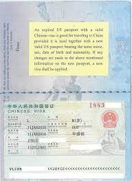 When traveling in china, you have to visit cities together with passport & the. Valid 10 Year Chinese Visa In Expired U S Passport