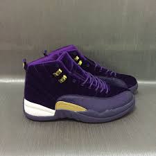 Black And Yellow Jordans 12 Outfit New Air Jordan 12 Velvet Purple Gold Shoes Air Jordans Nike Shoes Women Nike Shoes Roshe