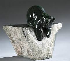 Honey bear in sopel sculpture jade lyle gemstone honey bear stone rare rock vancouver. Lyle Sopel Biography