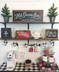 50 Diy Coffee Bar Ideas Inside The Home For Coffee Enthusiast Coffee Bar Home Christmas Coffee Decor