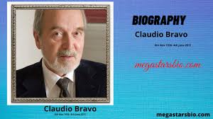 Valparaiso, 1936) chilean painter and sculptor. Claudio Bravo Biography Age Wiki Family Wife Megastarsbio Com