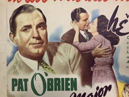 The Iron Major 1943 Original Movie Poster pat O'Brien YeOldePoster