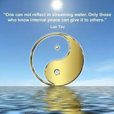 Being deeply loved by someone gives you strength; Lao Tzu Quotes One Can Not Reflect In Streaming Water Only Those Who Know Internal Peace Can Give It To Others Lao Tzu Tag And Or Share With A Friend Who