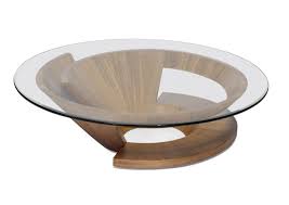 4.7 out of 5 stars 24 reviews. Round Wood Glass Coffee Table In Spirit Furniture