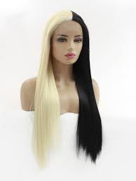 Do you know where has top quality brown blonde half wigs at lowest prices and best services? 26 Half Blonde Half Black Lace Front Wig 563 Diosawigs