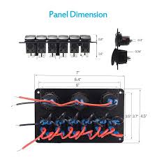 Vind fantastische aanbiedingen voor 12v rocker switch. Switch Panel 12 Volt On Off Switch