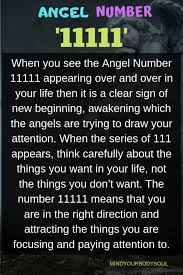 Angel Number 11111 It S Meaning And Symbolism Mind Your Body Soul Angel Number Meanings Angel Numbers Numerology