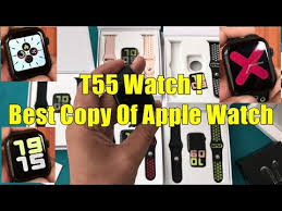 T55 Smart Watch Review Unboxing Best Replica Of Apple Series 5 44mm Watch Mtech Store Youtube