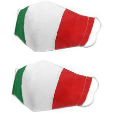 Mascherine traspiranti e filtranti realizzate in puro cotone 100%, con inserti elastici. Lavatelli S R L Set 2 Mascherine Italia Lavabili In Cotone Per Adulti Multicolore