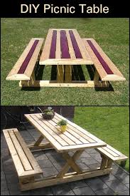 Do It Yourself Picnic Table Tutorial Picnic Table Diy Picnic Table Picnic