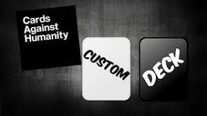 However, i want to print custom cards which can be used alongside the 'official' version which i own. How To Create Your Own Custom Deck And Use It On Cards Against Humanity Pretend Your Xyzzy Youtube