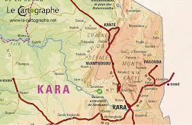 Carte Du Togo