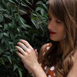 1.62 Carat Certified Diamond Art Deco 18 Carat White Gold Ring