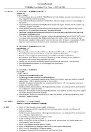 Learn everything about computer skills & how to put them on a resume. It Technical Support Resume Samples Velvet Jobs