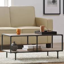 Zenaida Sled Coffee Table With Storage Interior Furniture Desain