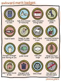 Socially Awkward Merit Badges Socially Awkward Merit Badge Merit