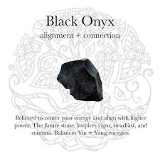 Crystals Black Onyx Crystal Healing Stones Spiritual Crystals Gemstone Healing
