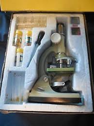 Tasco Mikroskop Microscope Kit Zubehor Retro 70er Antik Spielzeug Lernspiel Antikes Spielzeug Retro Spielzeug Spielzeug