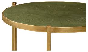 Shop shagreen side tables and other shagreen tables from top sellers around the world at 1stdibs. 494140 G Sgg Jonathan Charles Large Green Round Faux Shagreen Gilded Side Table