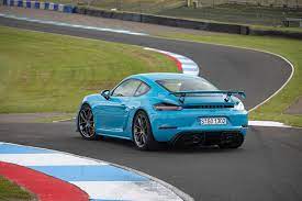 718 Cayman Gt4 In Miami Blue Porsche 718 Cayman Cayman Gt4 Porsche 718 Cayman Gts