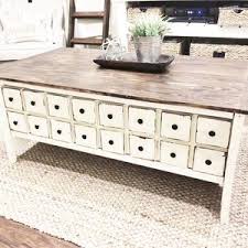 Ryobi Nation Apothecary Coffee Table With Huge Storage Drawer Coffee Table With Drawers Coffee Table Farmhouse Antique Coffee Tables